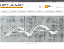 Tablet Screenshot of lamparas.com